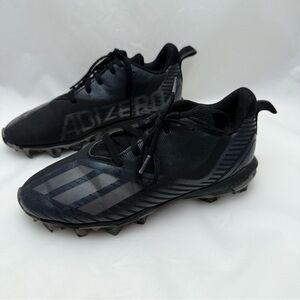 Adidas Adizero Youth Football Cleats Black Sz 3.5 FX3895